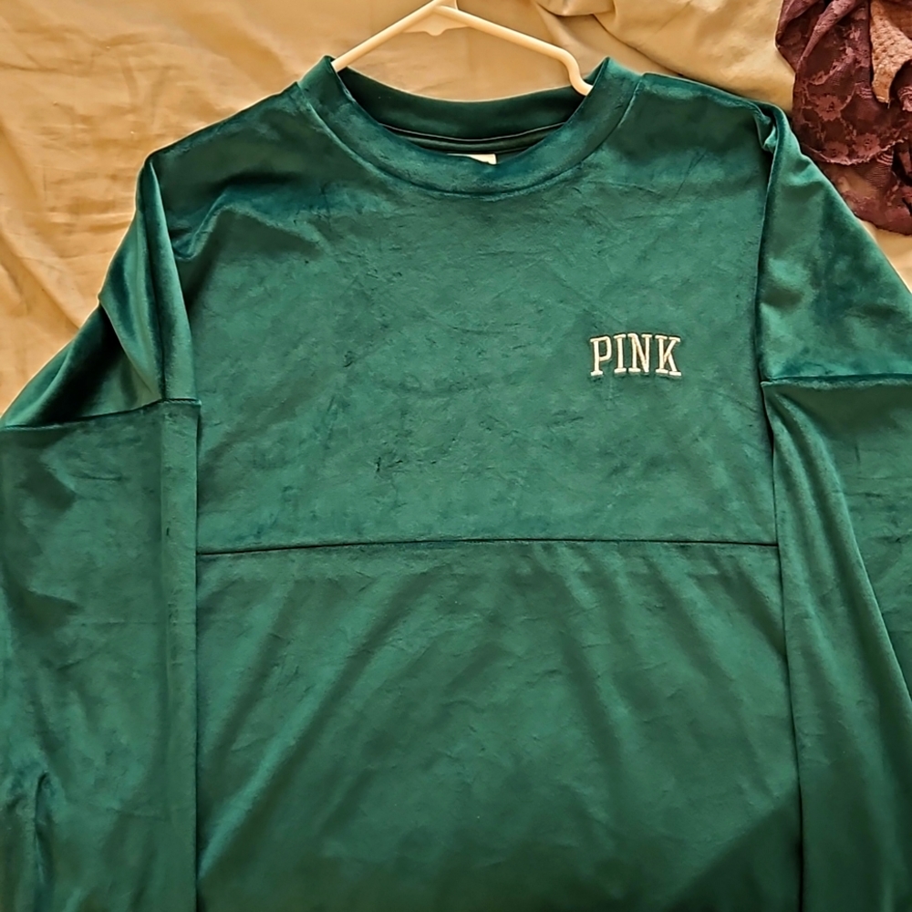 Victoria secret PINK velvet sweatshirt